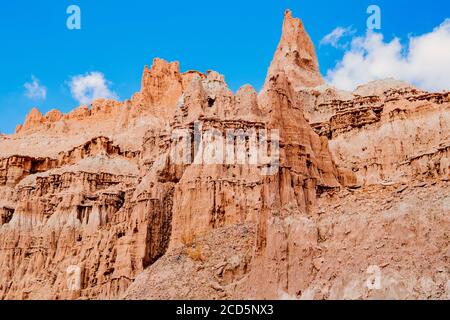 Panaca Formation, Cathedral Gorge State Park, Nevada, USA Stockfoto