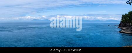 Landschaft mit Blick auf die Pazifikküste, Cape Flattery, Makah Indianerreservat, Washington, USA