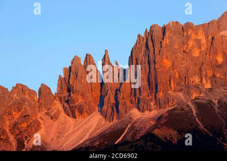 Rosengarten Berggruppe, Tiers, Tyres, Südtirol, Italien Stockfoto