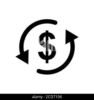 Business Literacy Icon mit Dollar Icon. Vektor der Designvorlage Stock Vektor