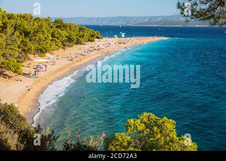 Bol Zlatni Rat Strand auf der Insel Brac Stockfoto