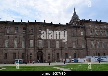 Turin, Italien - 2. Juni 2018 - die schöne Altstadt von Turin, die schönste Stadt im Piemont, Italien Stockfoto