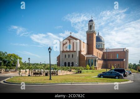 Raleigh North Carolina USA September 20 2017 Holy Name of Kathedrale Von Jesus Stockfoto