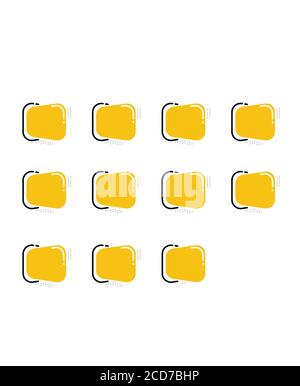 Essen und die Küche Icons set Stock Vektor