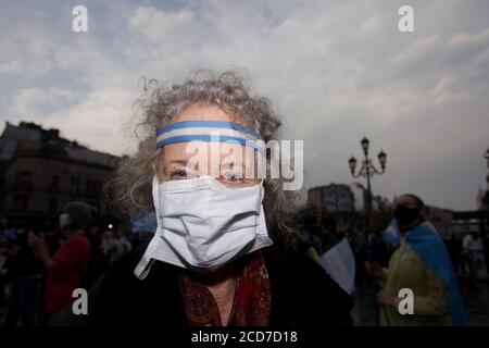 Buenos Aires, Buenos Aires, Argentinien. August 2020. SMILJAN Judicial Reform 01 Quelle: Carol Smiljan/ZUMA Wire/Alamy Live News Stockfoto