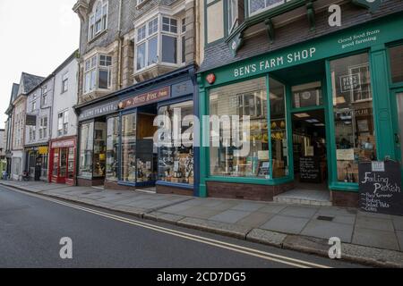 Totnes, Marktstadt an der Mündung des Flusses Dart, South Devon, England, Großbritannien Stockfoto