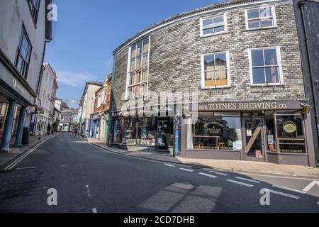 Totnes, Marktstadt an der Mündung des Flusses Dart, South Devon, England, Großbritannien Stockfoto