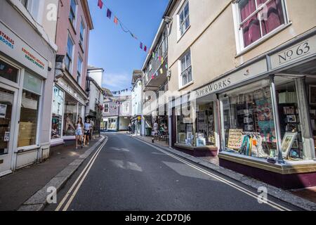 Totnes, Marktstadt an der Mündung des Flusses Dart, South Devon, England, Großbritannien Stockfoto