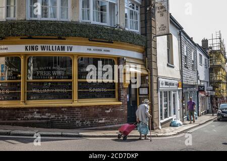 Totnes, Marktstadt an der Mündung des Flusses Dart, South Devon, England, Großbritannien Stockfoto