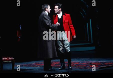 Aufführung Theaterstück 'Maria Stuart' von Friedrich Schiller im Schauspielhaus Hamburg 1990, Szenenfoto Stockfoto