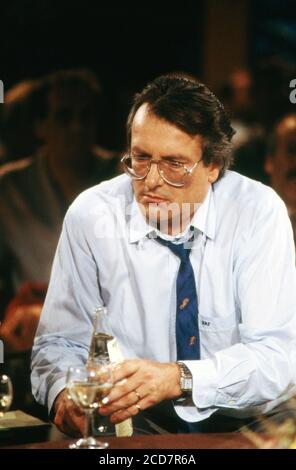 NDR Talkshow, Talkshow aus Hamburg, Sendung vom 3. Juli 1988, Talkgast: Journalist Hans Hermann Tiedje Stockfoto