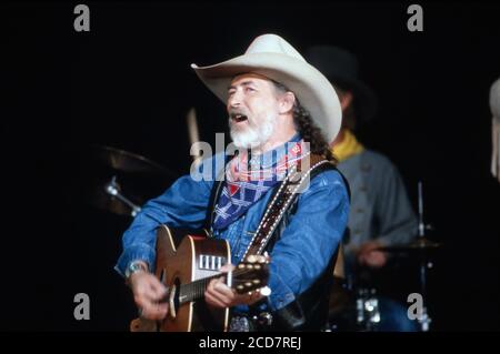 Dall-as, Comedy-Talkshow, Sendung vom 13. Juni 1990, Showact: deutsche Country Band 'Truck Stop' Stockfoto