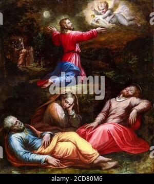 Der Garten von Gethsemane, Gemälde von Giorgio Vasari, um 1570 Stockfoto
