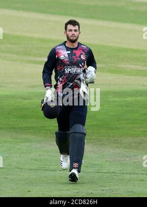 Kent Spitfires' Ollie Robinson beim Vitality T20 Blast Match am Spitfire Ground, Canterbury. Stockfoto