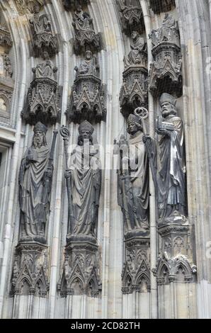 Kölner Dom. Welterbe - ein römisch-katholisch-gotischer Dom in Köln Stockfoto