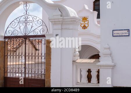 Convento de Santa Teresa von 1665, UNESCO-Weltkulturerbe, Sucre, konstitutionelle Hauptstadt Boliviens, Chuquisaca Department, Bolivien, Lateinamerika Stockfoto