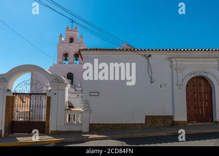 Convento de Santa Teresa von 1665, UNESCO-Weltkulturerbe, Sucre, konstitutionelle Hauptstadt Boliviens, Chuquisaca Department, Bolivien, Lateinamerika Stockfoto