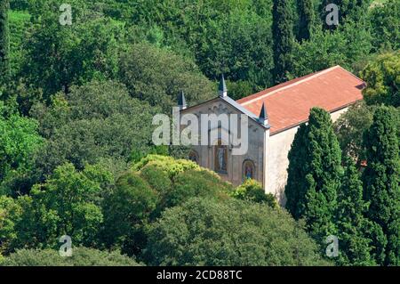 Italien, Lombardei, Desenzano del Garda, San Martino della Battaglia Ossuary Stockfoto