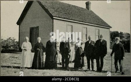 . Mormonensiedlung in Arizona: Eine Aufzeichnung der friedlichen Eroberung der Wüste. EINE GRUPPE VON ST. JOSEPH PIONIERE ANDHISTORIAN ANDREW JENSON Stockfoto