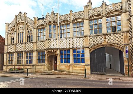 Trinity Guildhall und Town Hall am Saturday Market Place, Kings Lynn, Norfolk, Großbritannien Stockfoto
