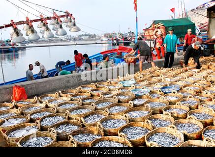 Die Schönheit der Gewässer von Binh Thuan, Vietnam Stockfoto