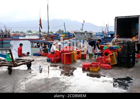 Die Schönheit der Gewässer von Binh Thuan, Vietnam Stockfoto