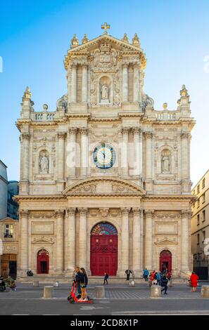 Frankreich, Paris, Marais, Saint Paul Kirche und Saint Louis Stockfoto