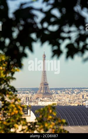 Frankreich, Paris, Gesamtansicht mit dem Eiffelturm Stockfoto