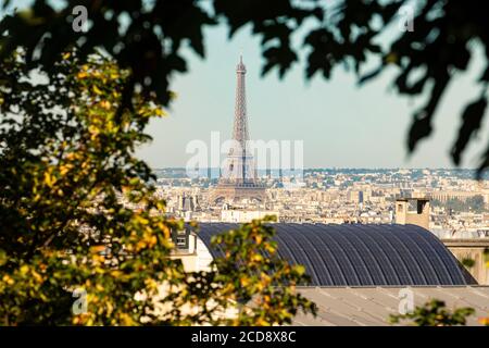 Frankreich, Paris, Gesamtansicht mit dem Eiffelturm Stockfoto