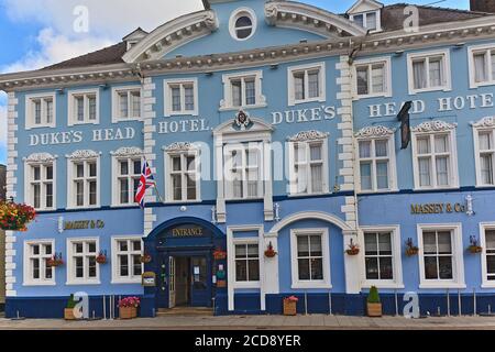 The Dukes Head Hotel, Tuesday Market Square, Kings Lynn an der Küste von Norfolk, Großbritannien Stockfoto