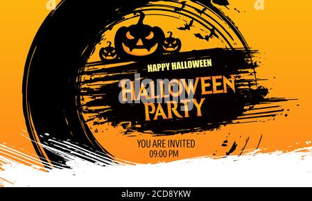 halloween Verkauf Banner Layout-Design. vektor-Illustration Stock Vektor