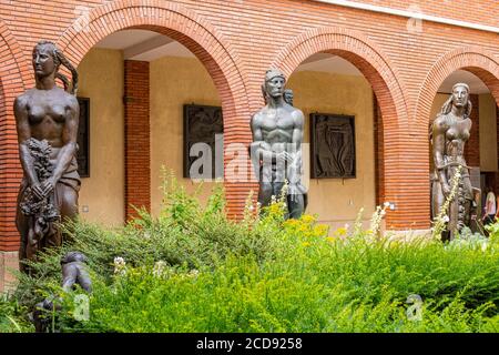 Frankreich, Paris, das Museum des Bildhauers Antoine Bourdelle Stockfoto