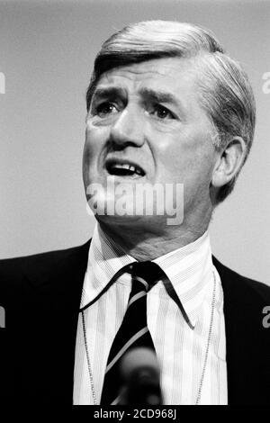 Cecil Parkinson – Staatssekretär für Verkehr. Konservative und unionistische Parteikonferenz im Bournemouth International Centre in Dorset. Oktober 1990. Foto: Neil Turner Stockfoto