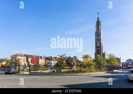 Frankreich, Seine Saint Denis, Villemomble, Platz Der Republik Stockfoto