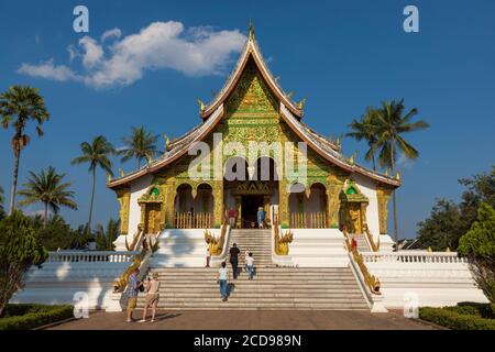 Laos, Provinz Luang Prabang, Luang Prabang, Haw Pha Bang im Königspalast Stockfoto