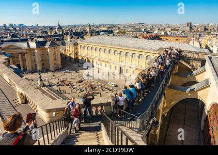 Frankreich, Paris, Besuch vom Pantheon und Paris 1 Pantheon Sorbonne Universität Stockfoto