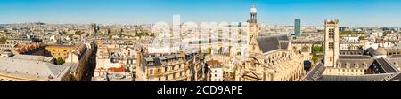 Frankreich, Paris, Bergviertel Sainte Genevieve, Kirche Saint Etienne du Mont und Gymnasium Henri IV Stockfoto