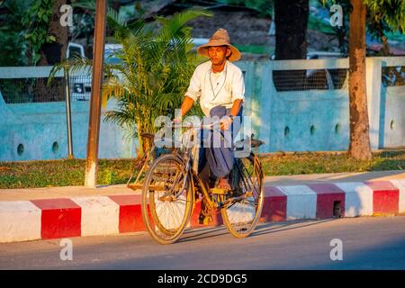 Myanmar (Burma), Mon Staat, entlang der Straße n ? 8, Richtung Rocher d'Or Stockfoto