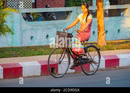 Myanmar (Burma), Mon Staat, entlang der Straße n ? 8, Richtung Rocher d'Or Stockfoto