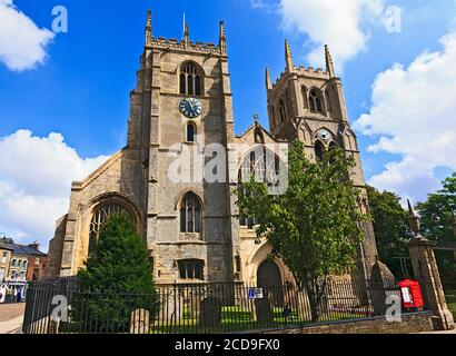 The Minster von St. Margaret's Place, Kings Lynn, Norfolk, Großbritannien Stockfoto