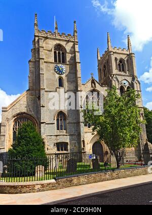 The Minster von St. Margaret's Place, Kings Lynn, Norfolk, Großbritannien Stockfoto