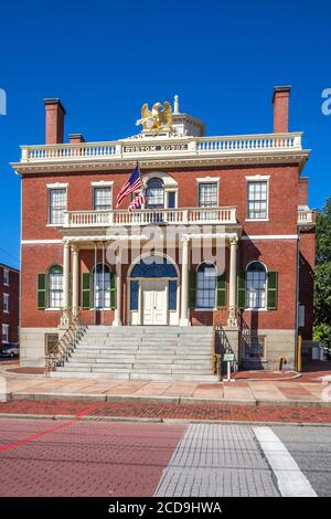 Das Custom House in Salem, MA Stockfoto