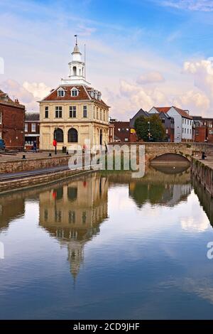 Customs House Purfleet Quay, Kings Lynn an der Küste von Norfolk, Großbritannien Stockfoto