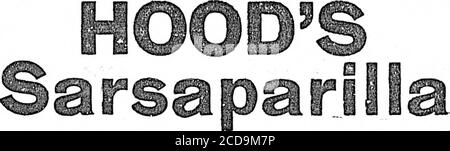 . Tägliche Kolonist (1895-05-19) . ut Tatsache ist durch die freiwilligen Aussagen von Tausenden geheilt durch Hoods Sarsapa-UA bewiesen. Eead die nächste Spalte. Mit Freude werde ich sagen, dass HoodsSareaparilla mir wunderbar geholfen hat.seit einigen Monaten konnte ich nicht Er sich schlafen wegen Herztroublo und auch Niederwerfung des tho Nerve9.seit drei Jahren hatte ich doctoring, konnte aber nicht geheilt werden. Ich erhielt eine Weile Erleichterung, aber nicht dauerhaft. Bald nach bo-ginning zu tako Hoods Sarsaparilla therewas eine Veränderung zum Besseren. In einer kurzen Zeit fühlte ich mich prächtig. Ich habe jetzt wieder Ruhe und bin in der Lage, Arbeit von zu tun Stockfoto