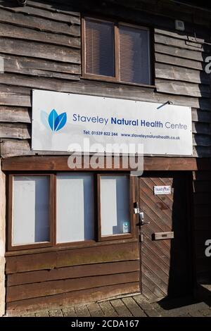 Staveley Natural Health Center, Staveley Mill Yard, The Lake District, Stockfoto