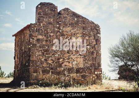 Ein schönes Haus aus Stein, Sintra, Portugal Stockfoto