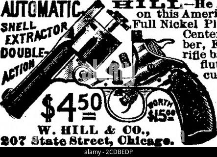 . Scientific American Volume 70 Number 08 (Februar 1894) . DIE FISHER Patent Dampfpumpen-Gouverneure für Dampfpumpen, die unter Druck arbeiten, und die FISHER PATENT GRAVITATIONSREGLER für Dampfpumpen, die erhöhte offene Tanks befüllen, sind die positivsten und langlebigsten Geräte für diesen Zweck. REIHJCJ1NU-VENTILE. £7* Senden Sie für Rundschreiben und Zeugnisse. FISH UK GOVERNOR 1JO., &gt; 201 S. 1st Avenue. - Marshallto wn, Iowa. AUTOMATli DOPPELT;. W. HILL AcS07 State Street, A X&gt;Xi – He zahlt den Express * für diesen Revolver von American Made. Komplett vernickelt, Gummilager, Centre Fire, 38 oder 88 Cali-ber, Five S Stockfoto