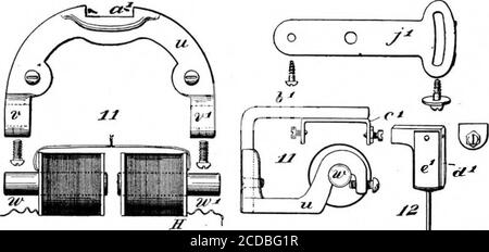 . Scientific American Band 70 Nummer 08 (Februar 1894) . d. Es wird muchto die Bequemlichkeit der Arbeiter beiziehen, wenn die Spitzen mit einem Rand um ihren Rand provided werden, der von %bis 2 Zoll aufsteht und Entleerungslöcher an zwei entgegengesetzten Kor-nern hat, so dass irgendwelche überschüssigen Liquors in suitablereceptacles laufen können, die unten oder in die Drainagen gesetzt werden. Die Hauptanforderung in solchen Tabellen ist die Glätte der Oberseite. Dies sollte absolut frei von irgendwelchen Risse oder Einbuchtungen, die fangen und Kratzer reißen könnte die Häute während der Arbeit. Auf der rechten Ecke oder Kante des Tisches, ashelf sein kann Stockfoto