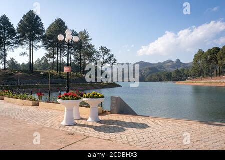 Landschaft, Alltag der Menschen in den hohen Bergen von Sa Pa, Vietnam Stockfoto