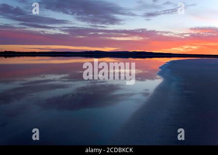 Lake Ninan Salt Lake, Victoria Plains, Westaustralien Stockfoto